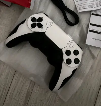 Control inalámbrico para P4 Gaminja blanco y negro - miniatura 1