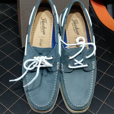 Zapatos náuticos Florsheim azul para hombre - miniatura 1