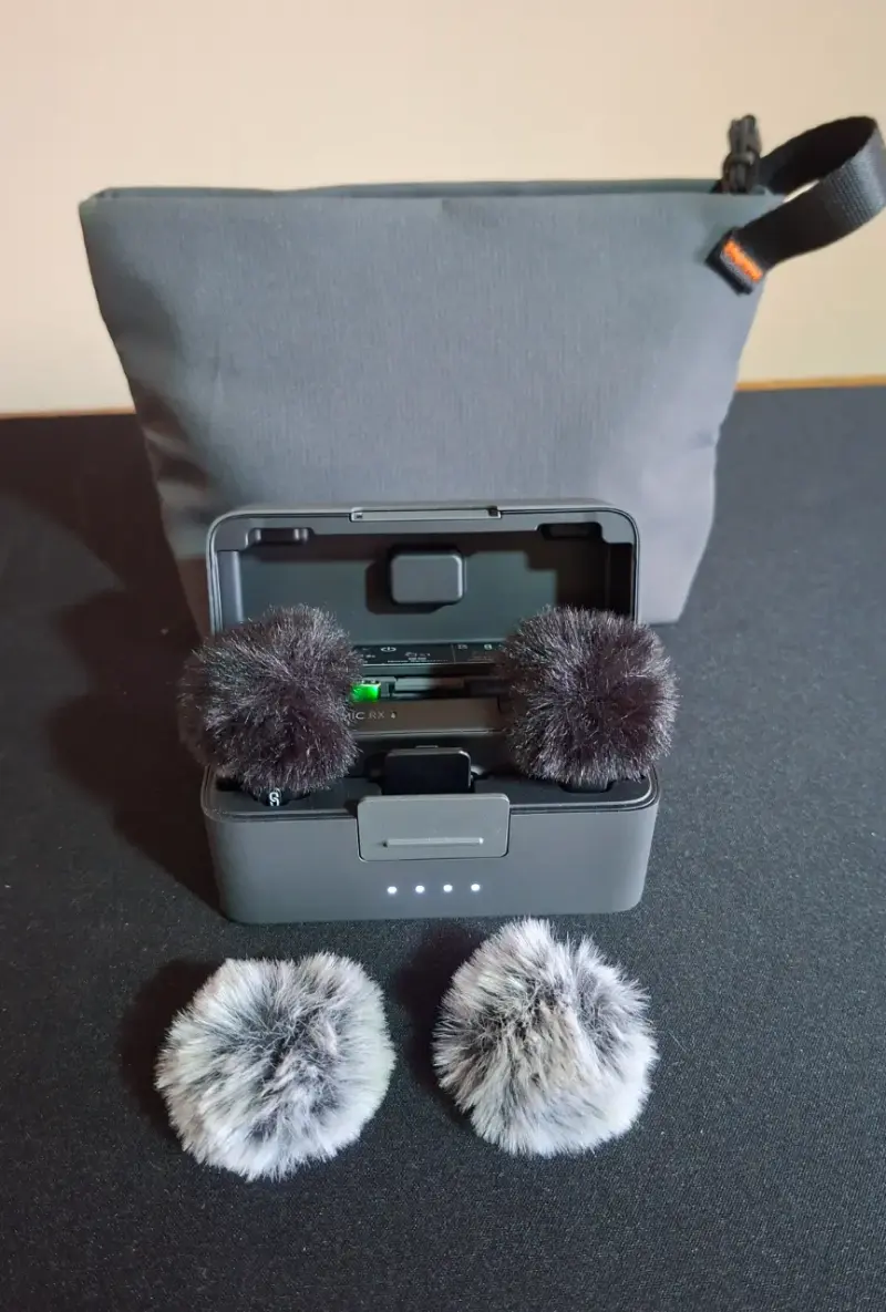 Micrófonos DJI Mic Mini (2 TX + 1 RX + Caja Carga) - 1