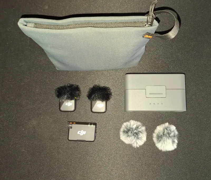Micrófonos DJI Mic Mini (2 TX + 1 RX + Caja Carga) - 3