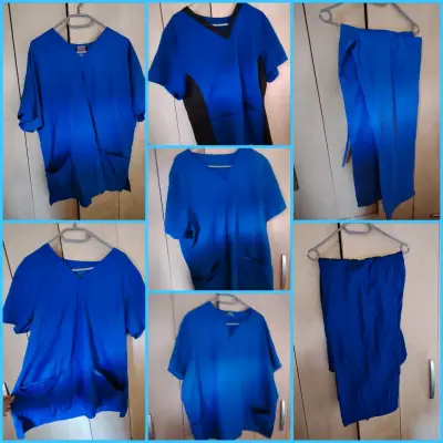 Uniformes clínicos azul rey XL y XXL - miniatura 1