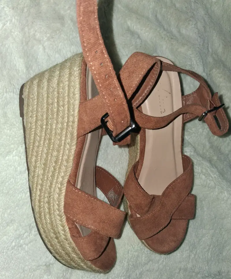 Sandalias de Plataforma Marrón Talla 35 - 5