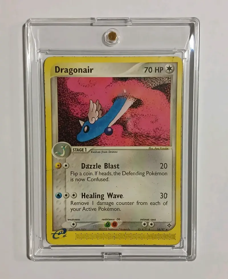 Carta Pokémon Dragonair 70 HP en funda protectora - 1