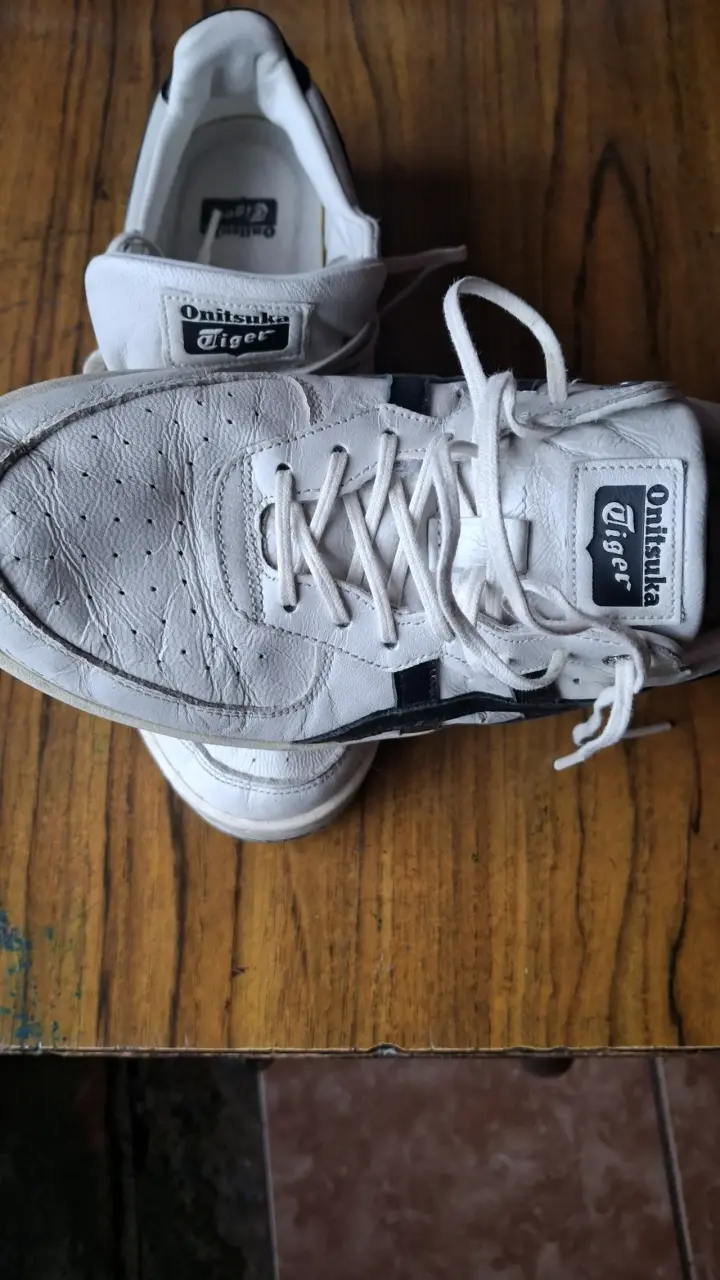 Zapatillas deportivas Onitsuka Tiger blancas usadas - 2