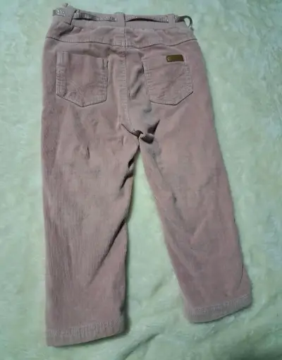 Pantalones de pana rosados para niños - miniatura 2