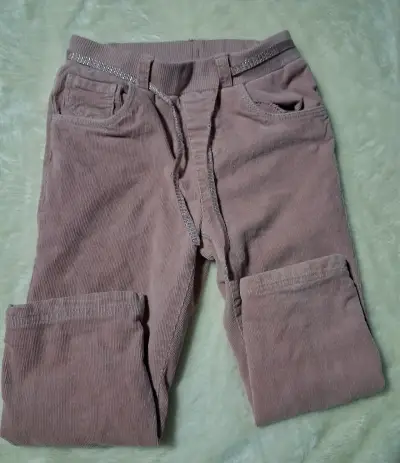 Pantalones de pana rosados para niños - miniatura 4