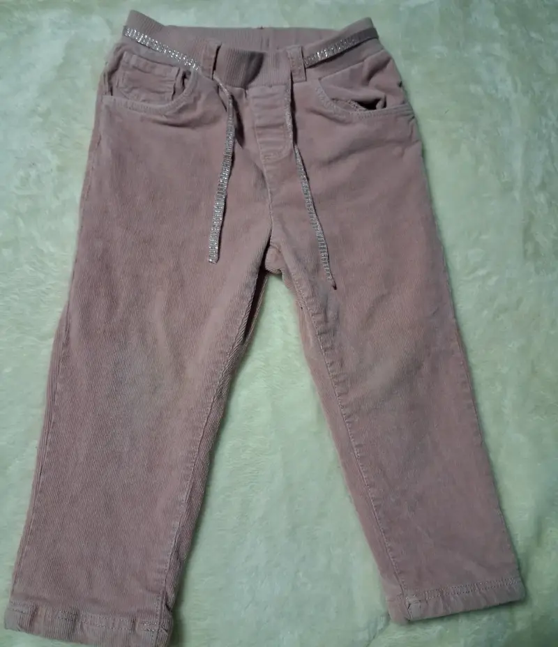 Pantalones de pana rosados para niños - 5
