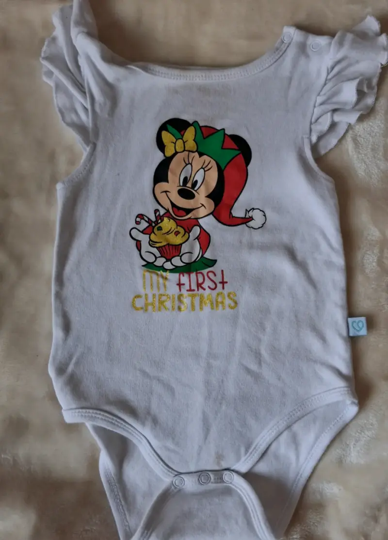 Conjunto de bebé Minnie Mouse Navidad - 3