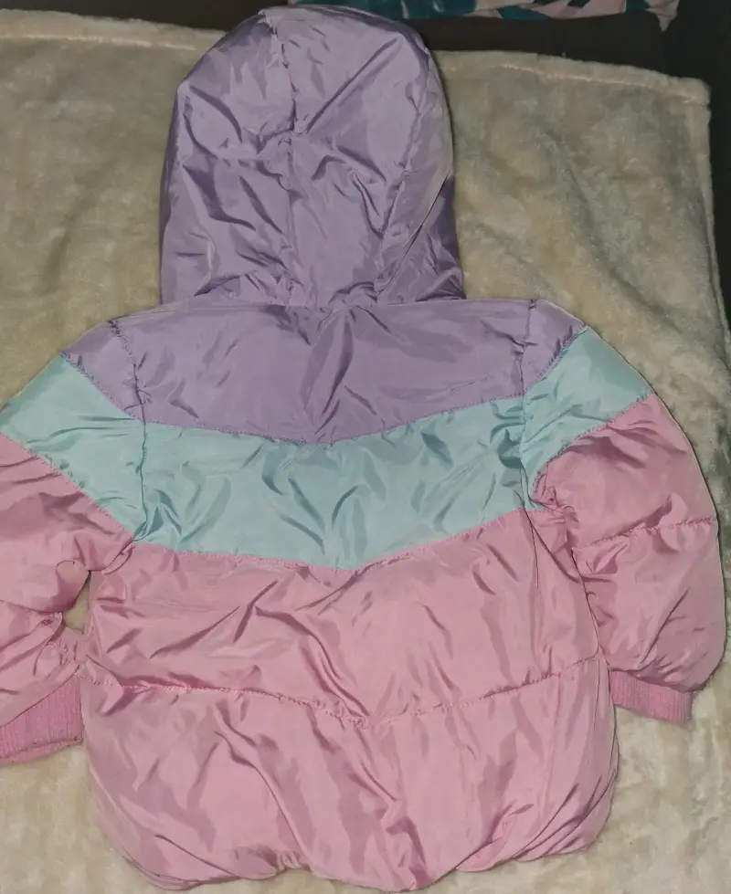 Chaqueta de invierno para niña con capucha - 2