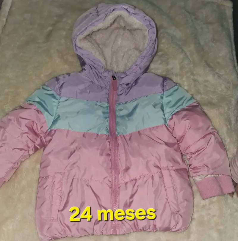 Chaqueta de invierno para niña con capucha - 6