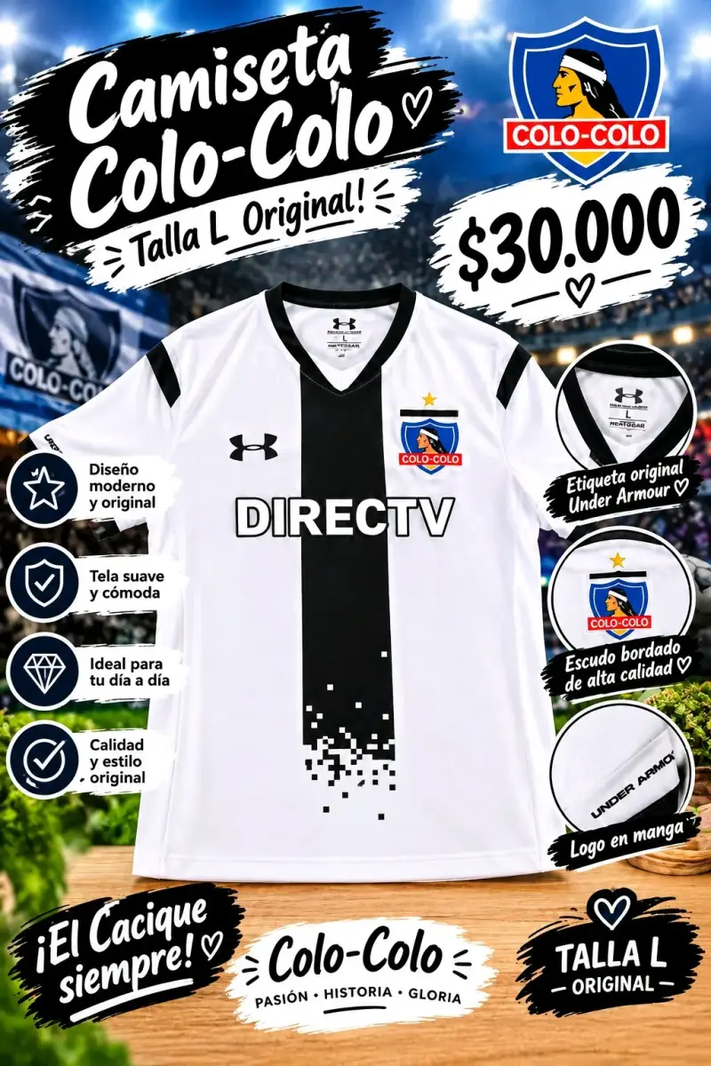 Camiseta Colo-Colo Original Talla L
