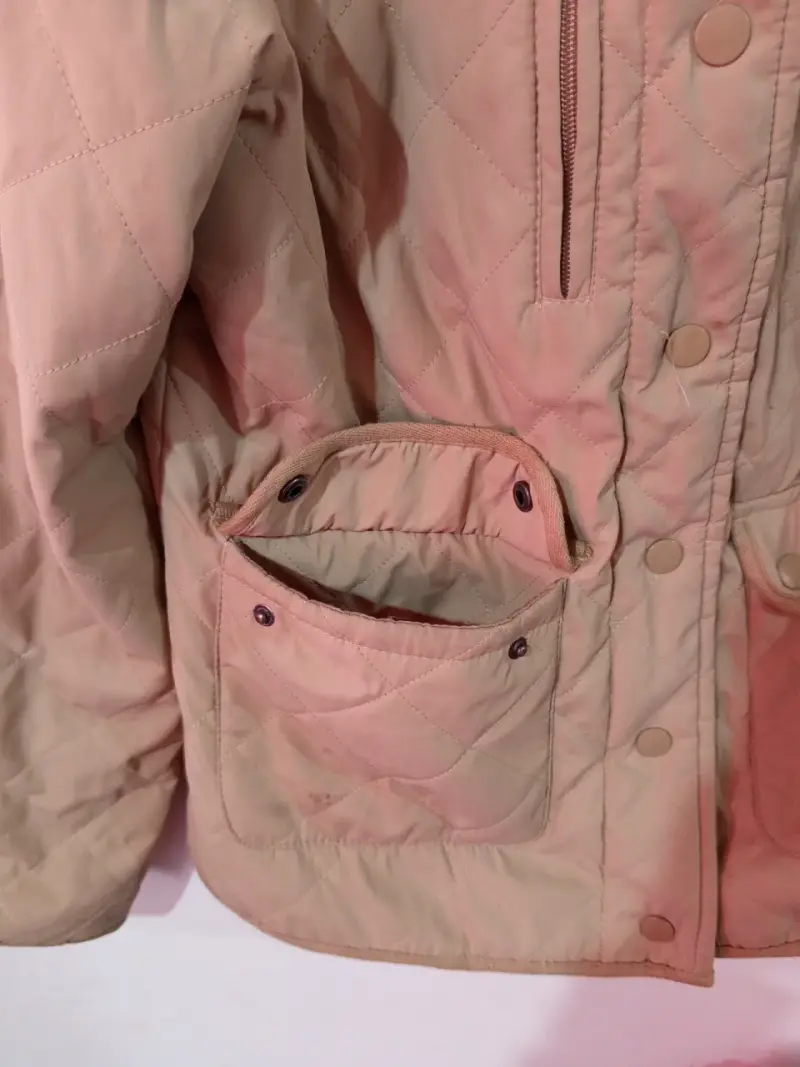 Chaqueta Acolchada Beige Con Capucha XL - 2