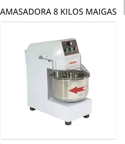 Amasadora Industrial 8 Kilos Maigas Nueva sin uso - miniatura 1