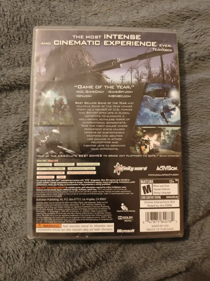 Xbox 360 Call of Duty 4: Modern Warfare - 2