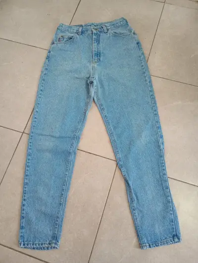 Jeans clásicos de mezclilla azul talla 38 - miniatura 2