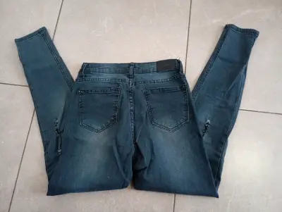 Jeans ajustados desgastados para hombre - miniatura 3