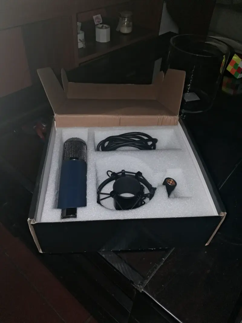 Micrófono de condensador con accesorios - 1