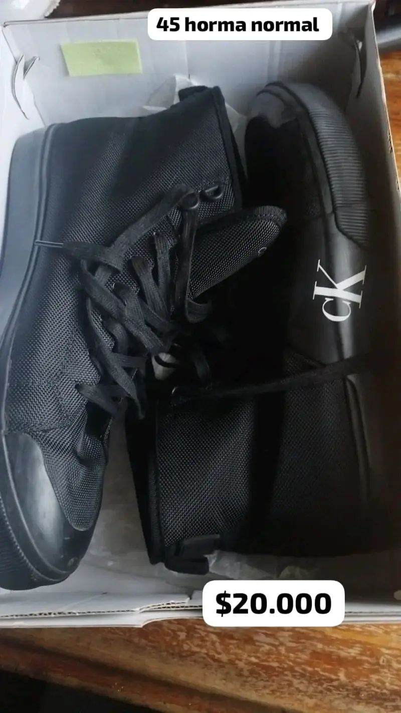 Zapatillas negras Calvin Klein talla 45 - 2
