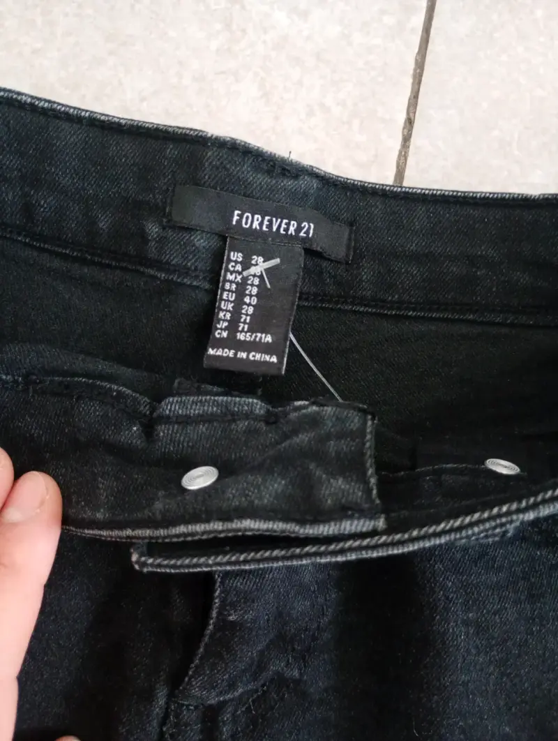 Shorts de mezclilla negros Forever 21 - 2