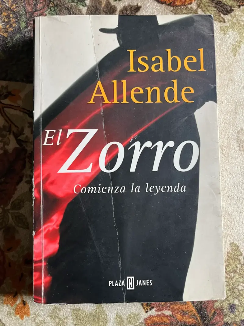 Libro 'El Zorro' de Isabel Allende - 1