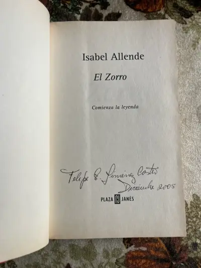 Libro 'El Zorro' de Isabel Allende - miniatura 2