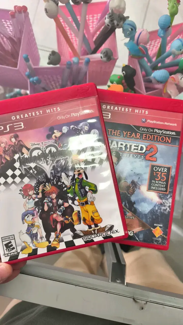 Juegos PS3 Kingdom Hearts y Uncharted 2