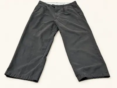 Pantalones anchos de hombre color gris - miniatura 1