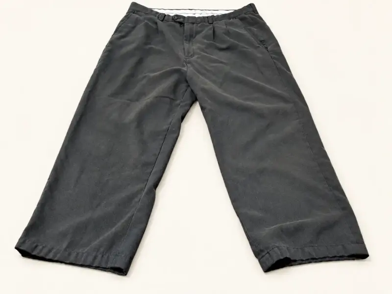Pantalones anchos de hombre color gris - 2