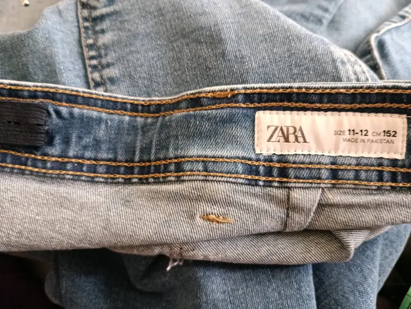 Jeans Zara wide leg  para niña talla 11-12 - 3