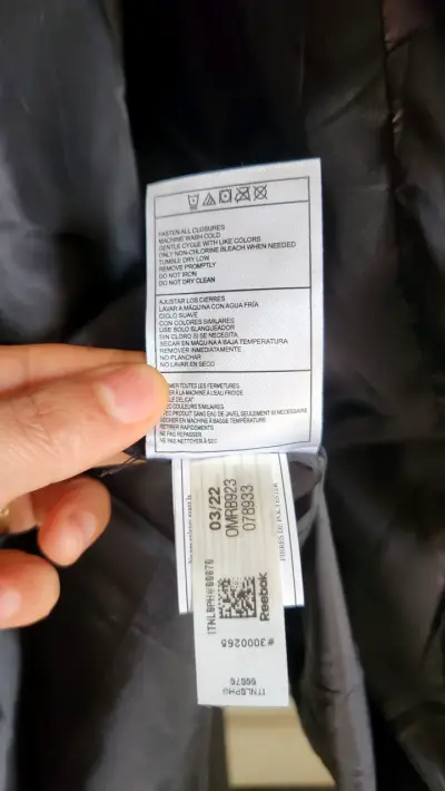Chaqueta Reebok camuflada con capucha - miniatura 3