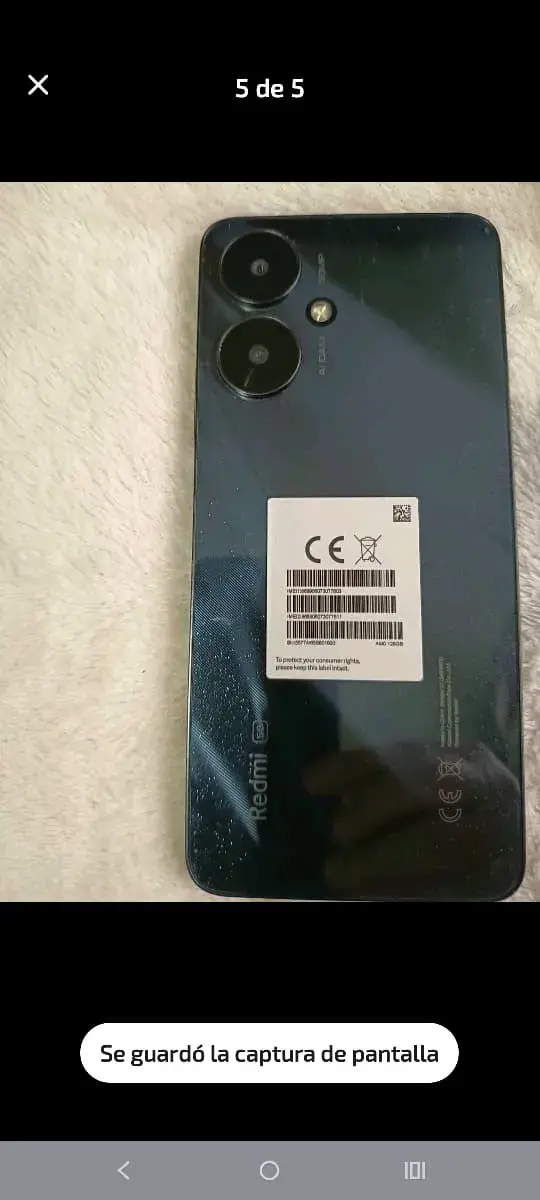 Smartphone Xiaomi Redmi 13C con Cargador - 1