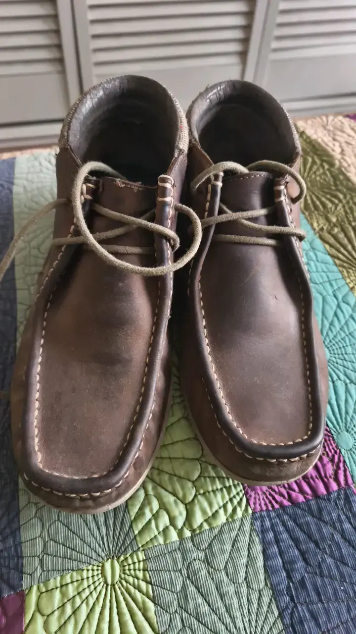 Zapatos de cuero marrón para hombre - 2
