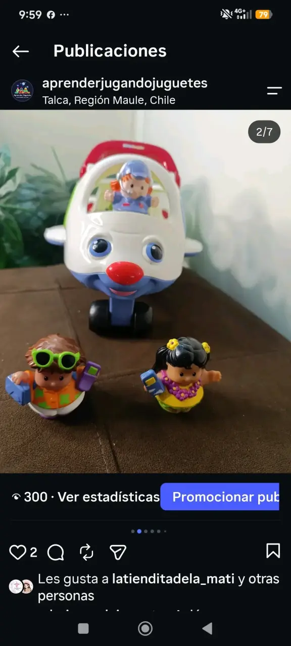Avión de juguete con figuras incluidas - 1