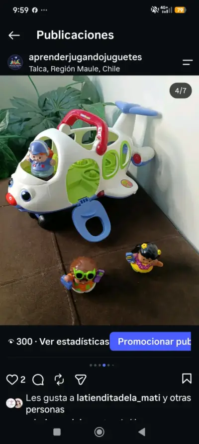 Avión de juguete con figuras incluidas - miniatura 3