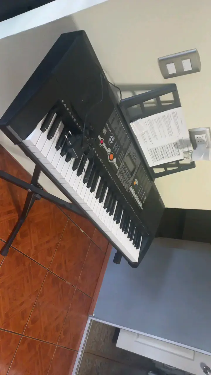 Teclado electrónico con soporte ajustable marca RK - 2