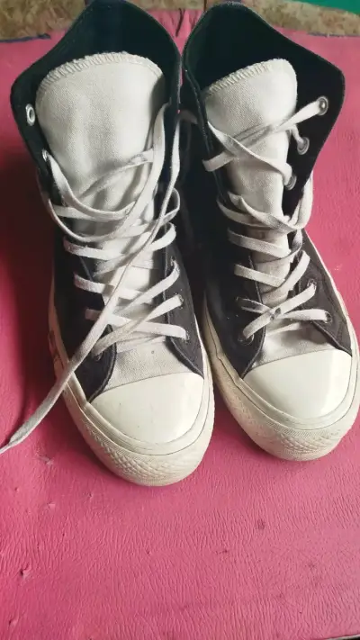 Zapatillas Converse All Star negras de lona - miniatura 1