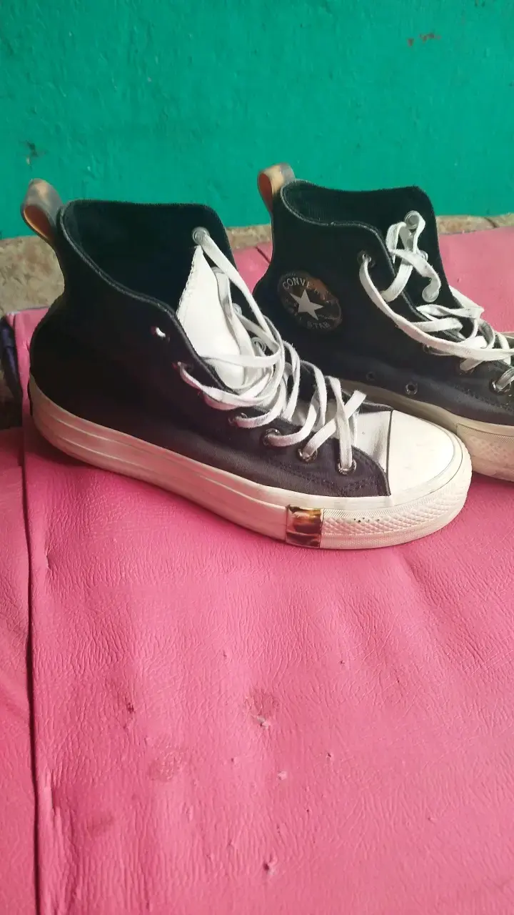 Zapatillas Converse All Star negras de lona - 2