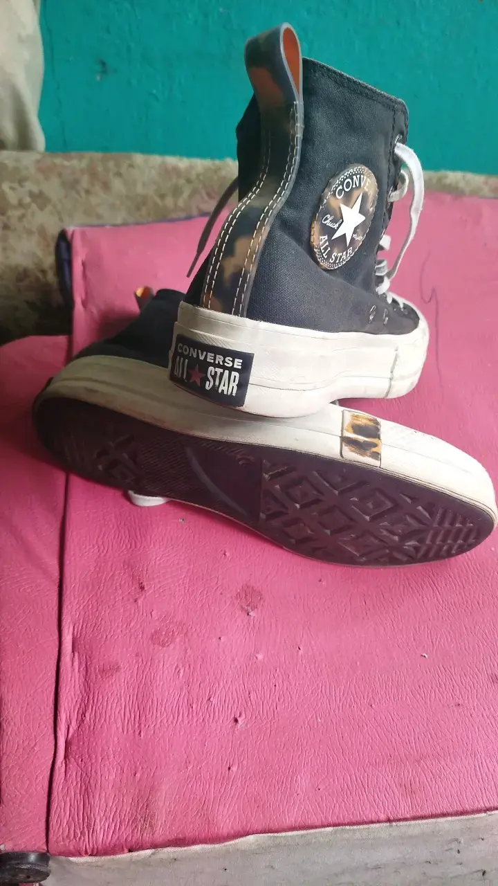 Zapatillas Converse All Star negras de lona - 3