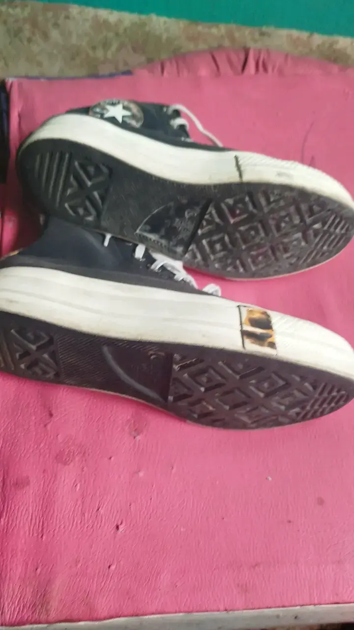 Zapatillas Converse All Star negras de lona - 4