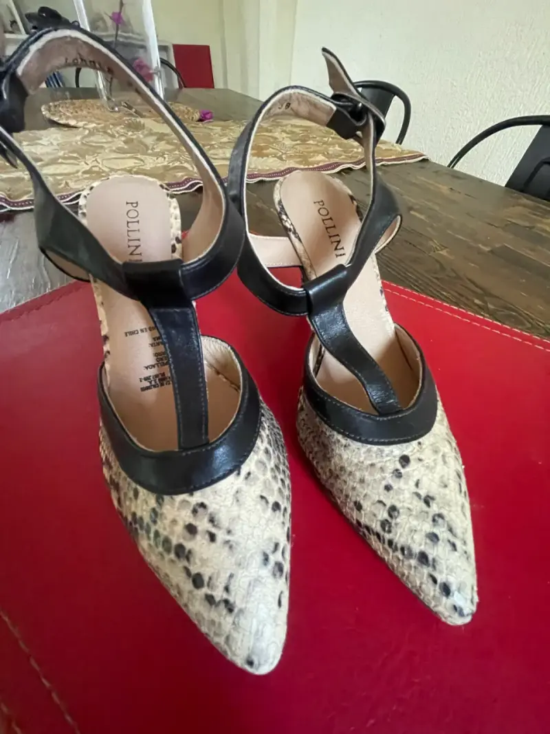Zapatos de tacón Pollini animal print - 1