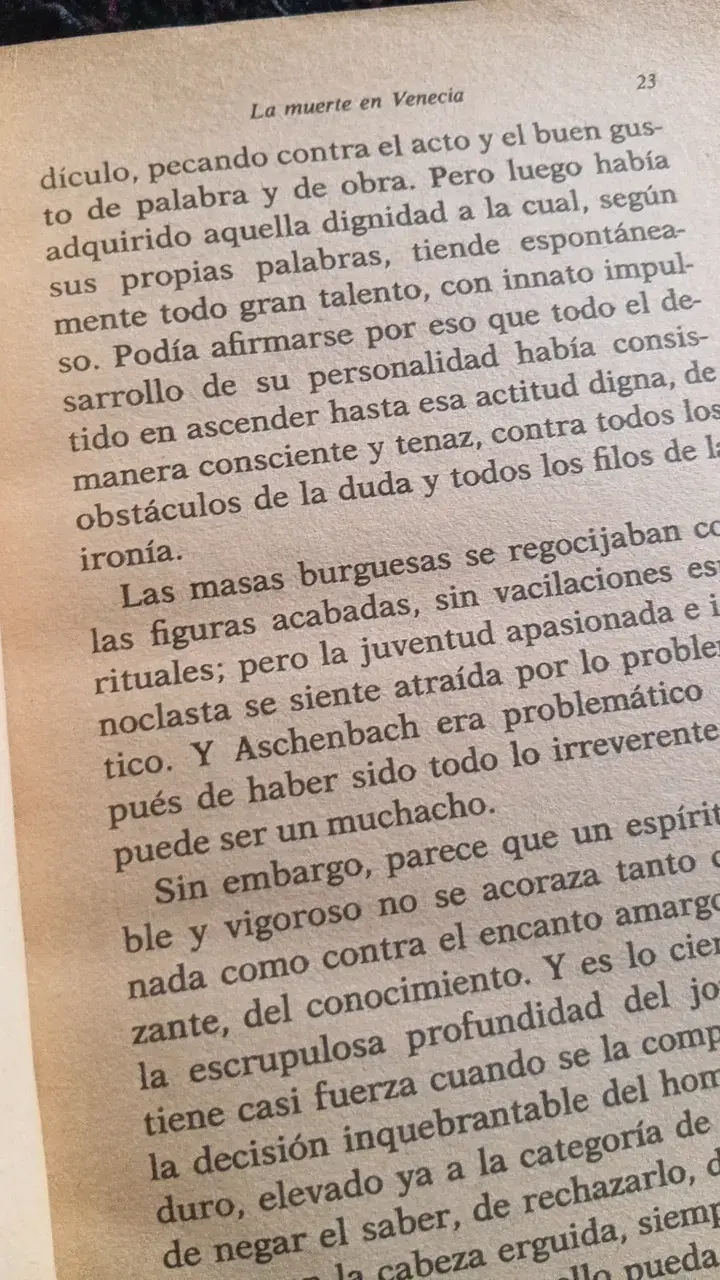 Libro 'La muerte en Venecia' de Thomas Mann - 2