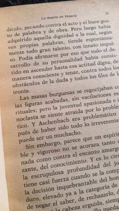 Libro 'La muerte en Venecia' de Thomas Mann - miniatura 2