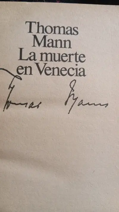 Libro 'La muerte en Venecia' de Thomas Mann - miniatura 3