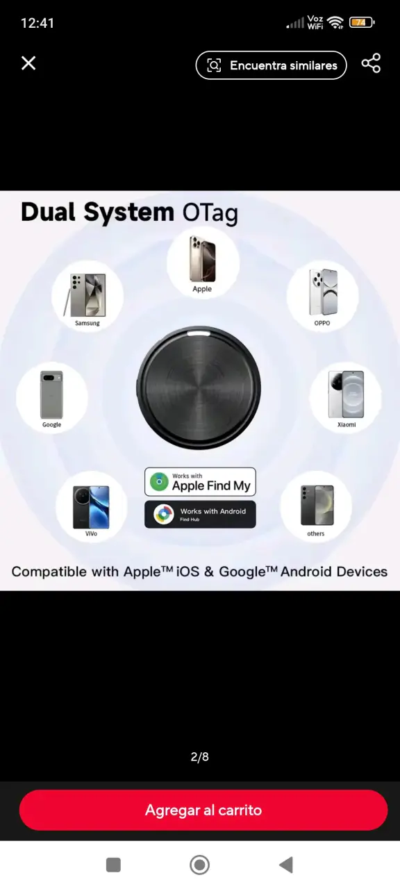 Localizador Dual System OTag para iOS y Android - 3