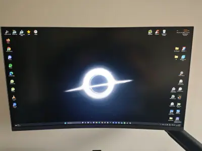 Monitor curvo Samsung  27in VA QHD - miniatura 1