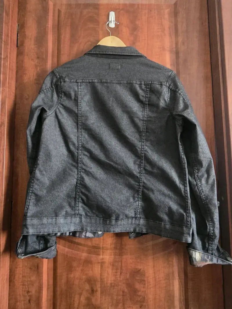 Chaqueta de mezclilla negra - 3