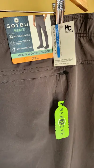 Pantalones jogger grises para hombre Soybu - miniatura 2