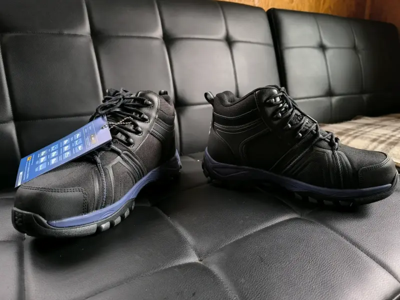 Zapatos de seguridad marrón y negro - 2