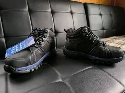 Zapatos de seguridad marrón y negro - miniatura 2