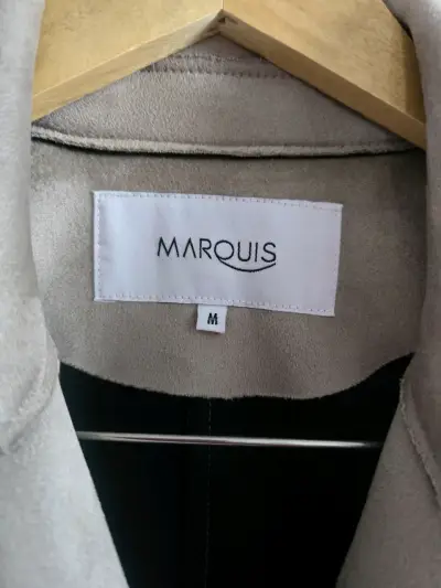 Chaqueta beige con cierre - miniatura 2